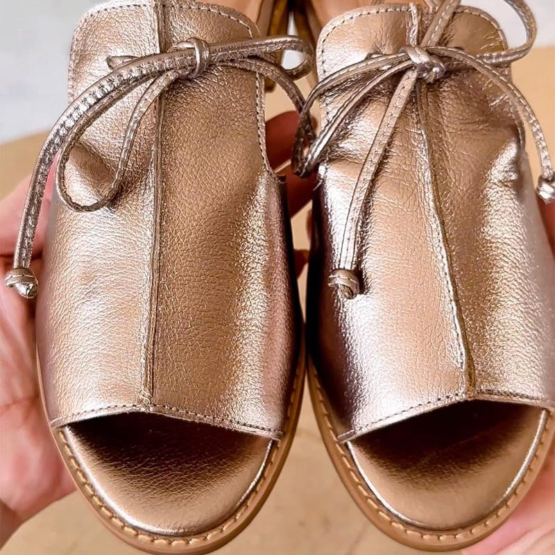 LILLIANA – SANDALIAS DE PIEL CON TIRAS
