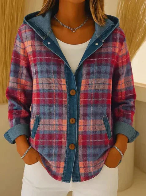 Rhea™ | Camisa vaquera de cuadros
