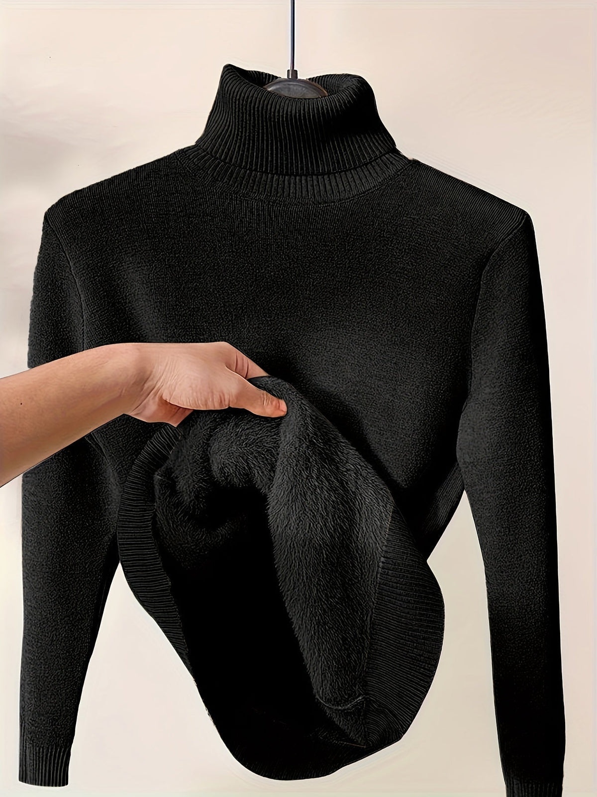 Liora | Jersey de cuello alto de tacto suave