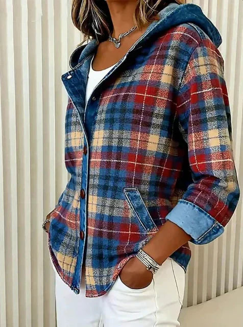Rhea™ | Camisa vaquera de cuadros