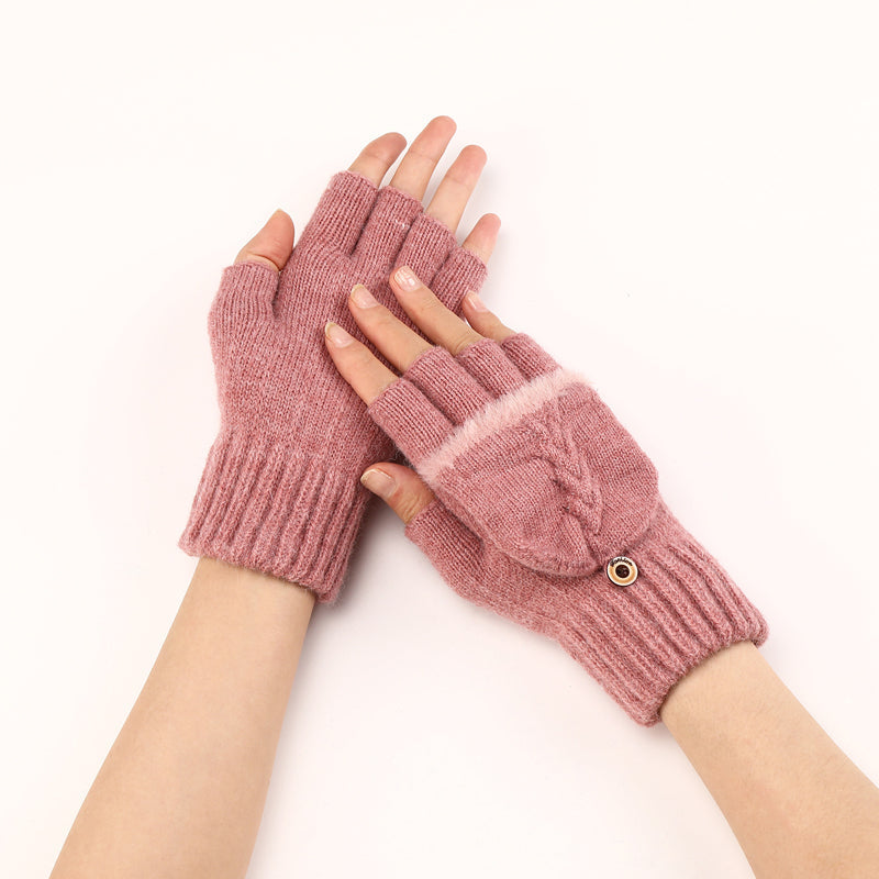 Guantes Cálidos de Color Liso