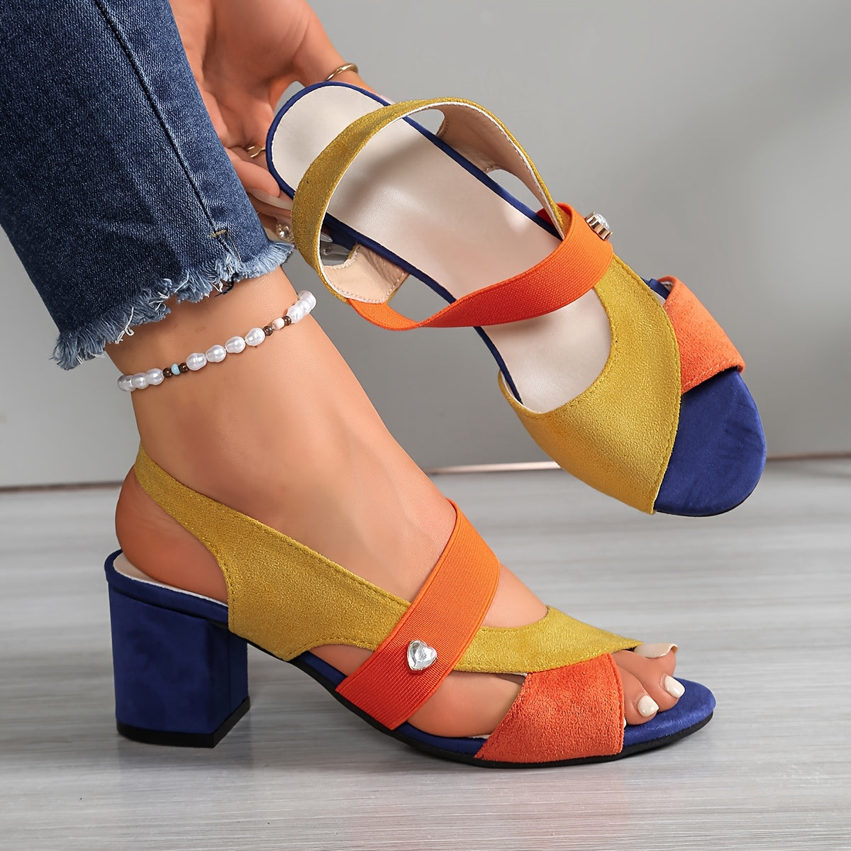 Linda | Tacones Gruesos Ortopédicos de Comodidad