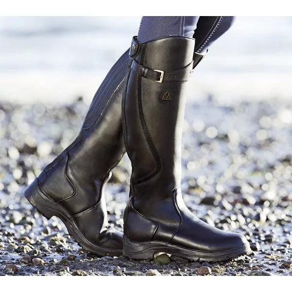 Evelyn | Botas altas de piel impermeables
