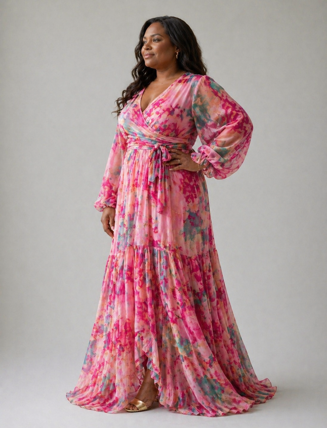 Anouk | Vestido Maxi Floral Cruzado