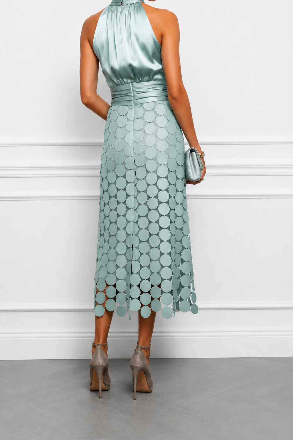 Celine | Vestido midi elegante para ceremonias