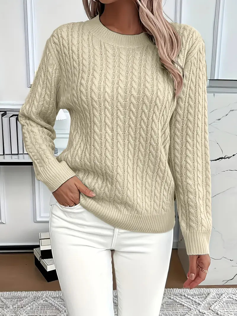 Lena | Jersey de Punto Trenzado