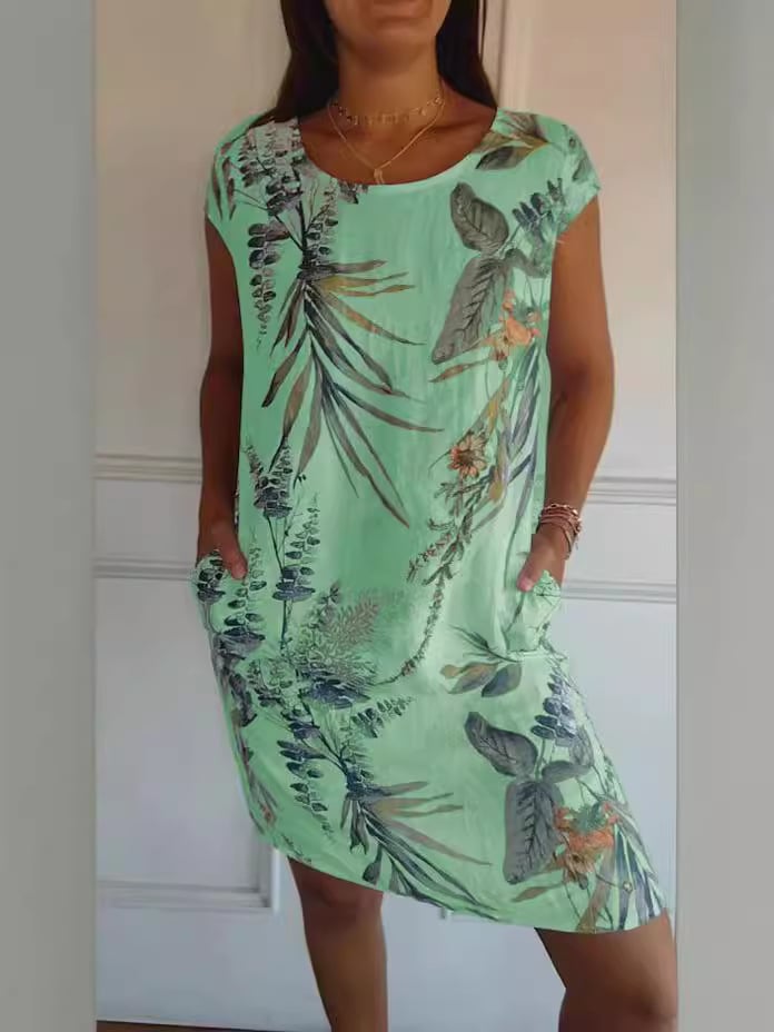Marnie | Vestido de Verano con Estampado Botánico