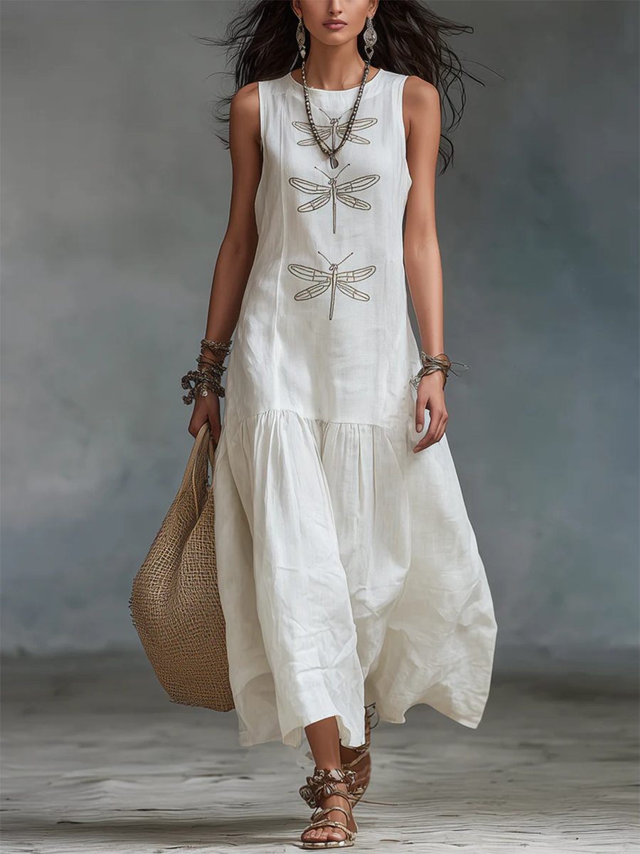 Geneva - Vestido maxi sin mangas