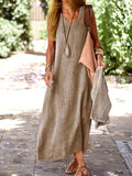 ADRIANA | Vestido largo de verano de corte fluido y estilo natural para los días de sol