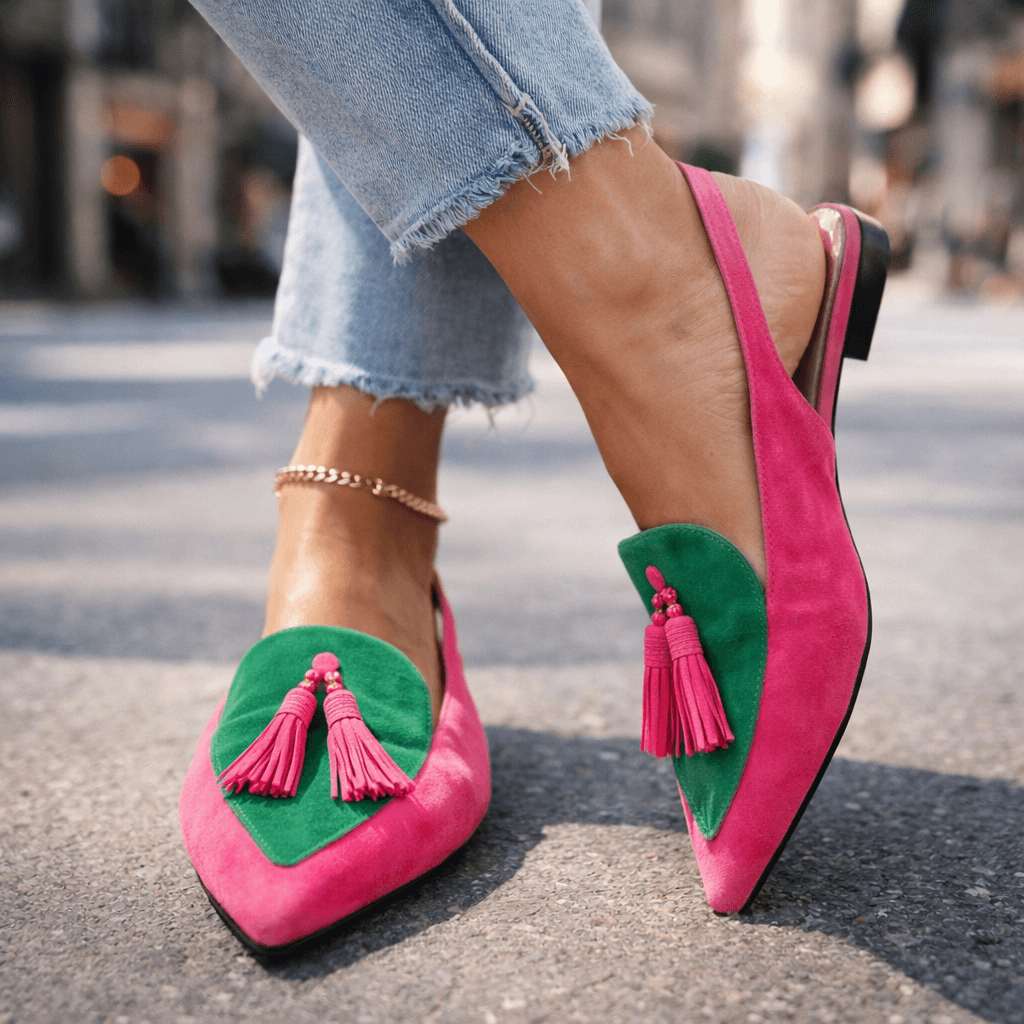 Sandalias Eliza con Tiras y Borlas