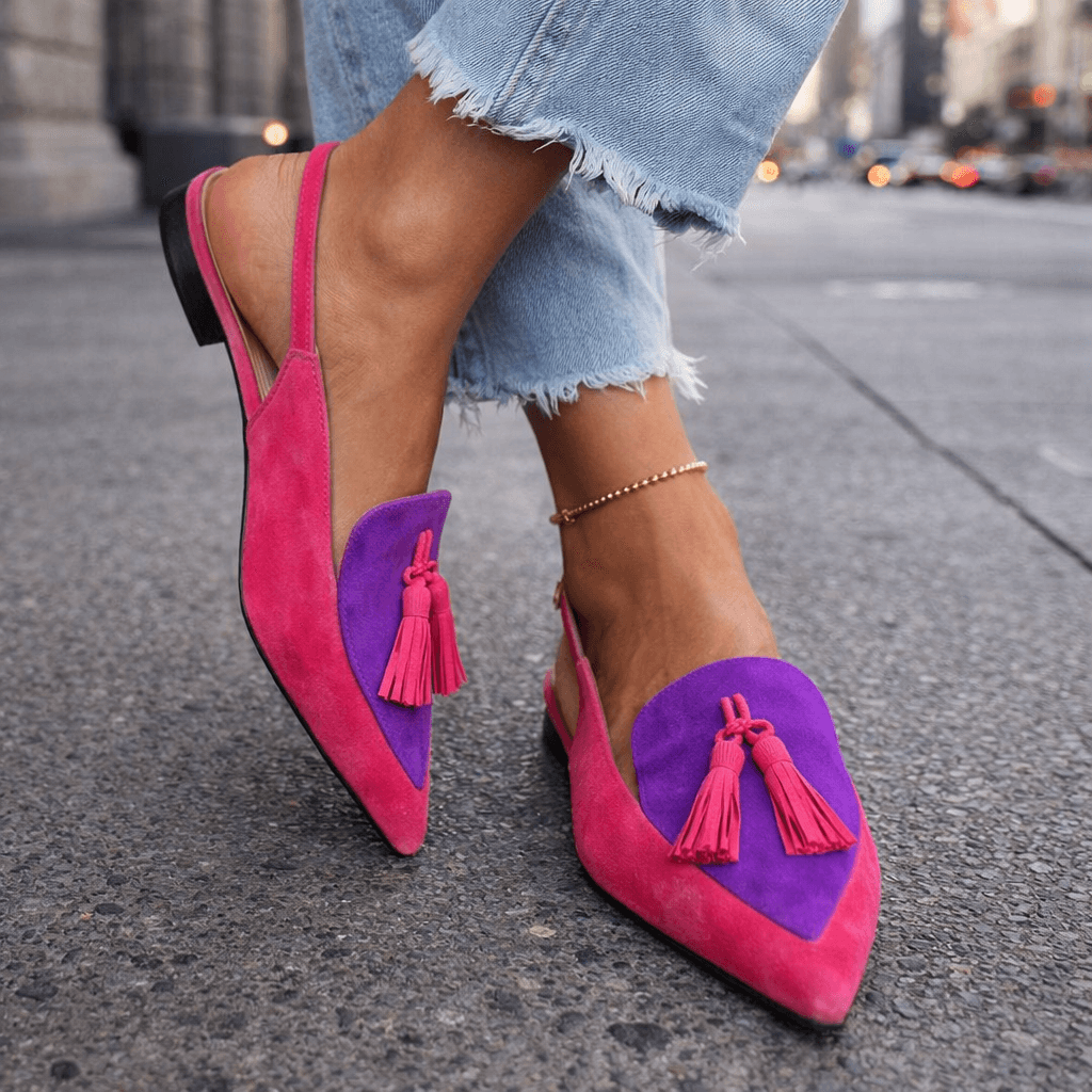 Sandalias Eliza con Tiras y Borlas