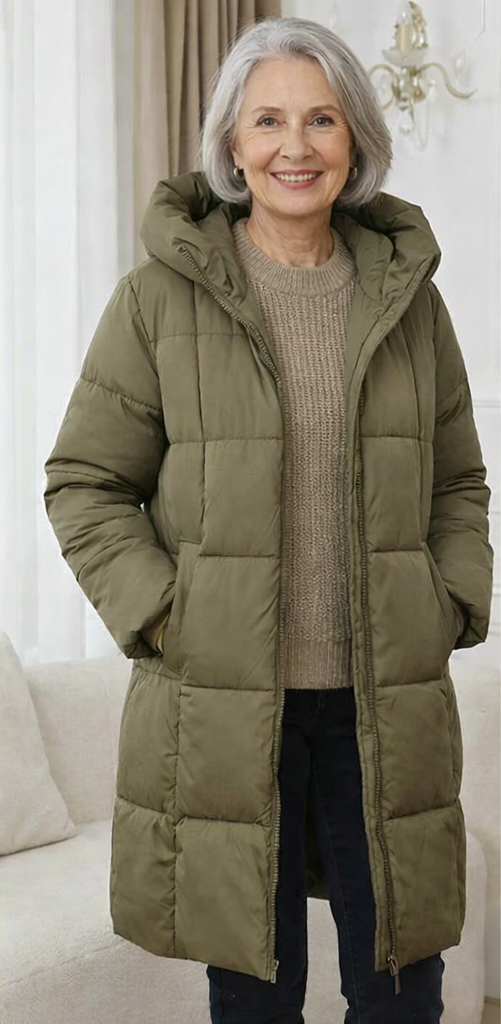 Margot™ | Abrigo plumífero con capucha y aislamiento premium