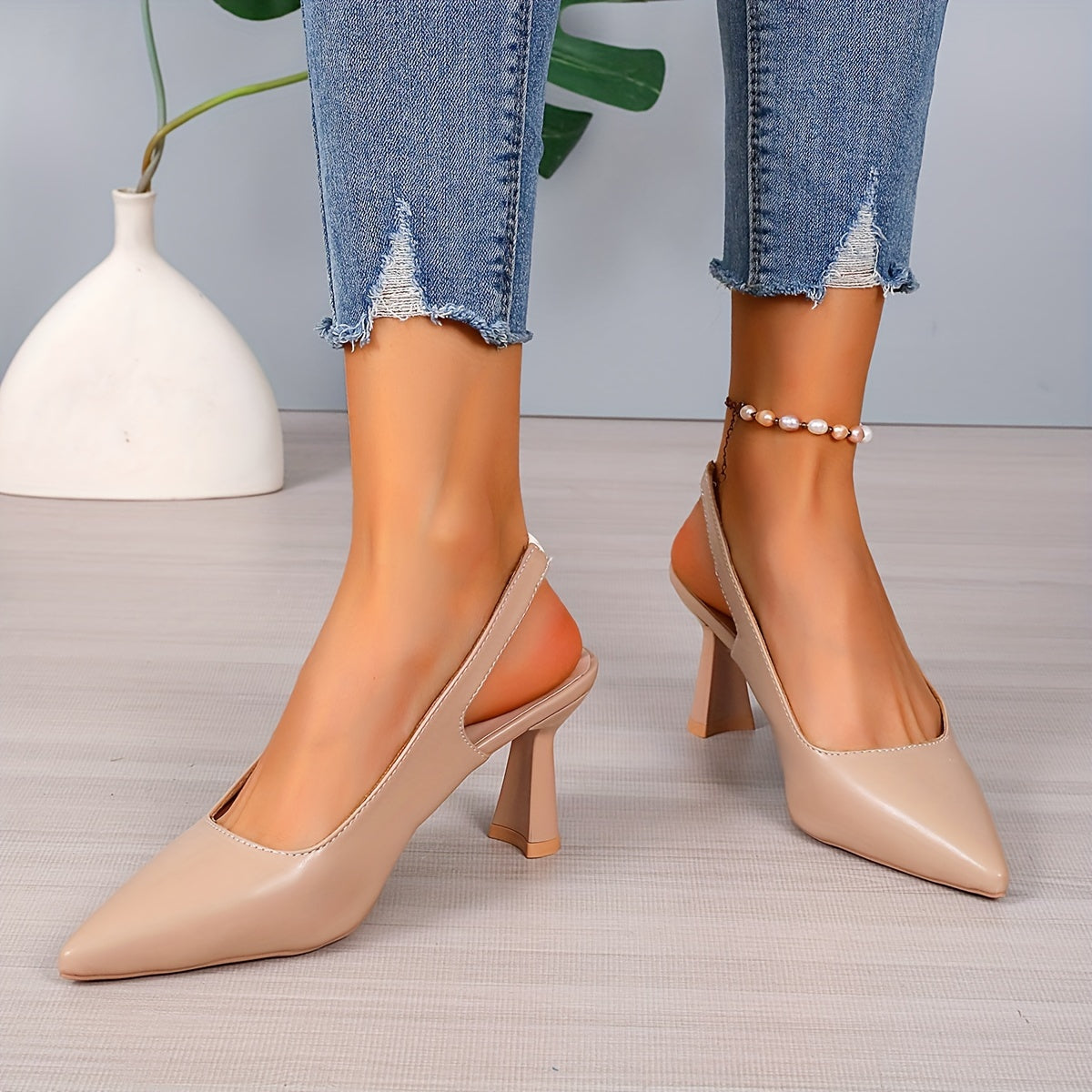 Sophia | Tacones Slingback Elegantes