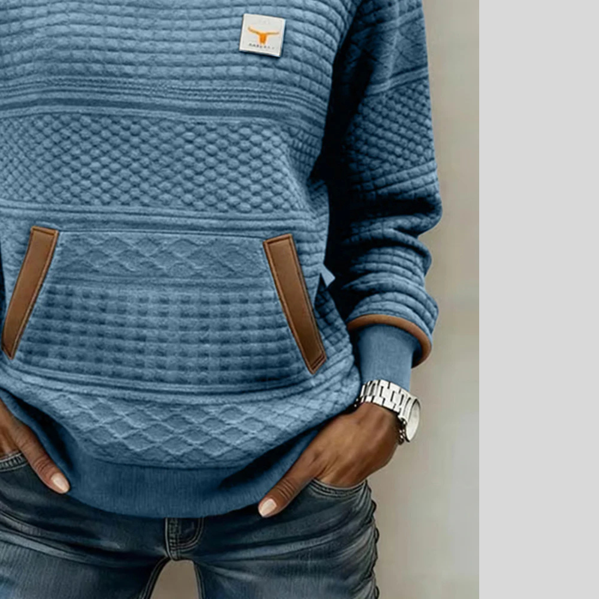 Roelie | Sudadera Suave Colorblock
