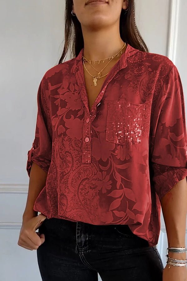 Constance | Blusa Refinada con Botonadura Frontal
