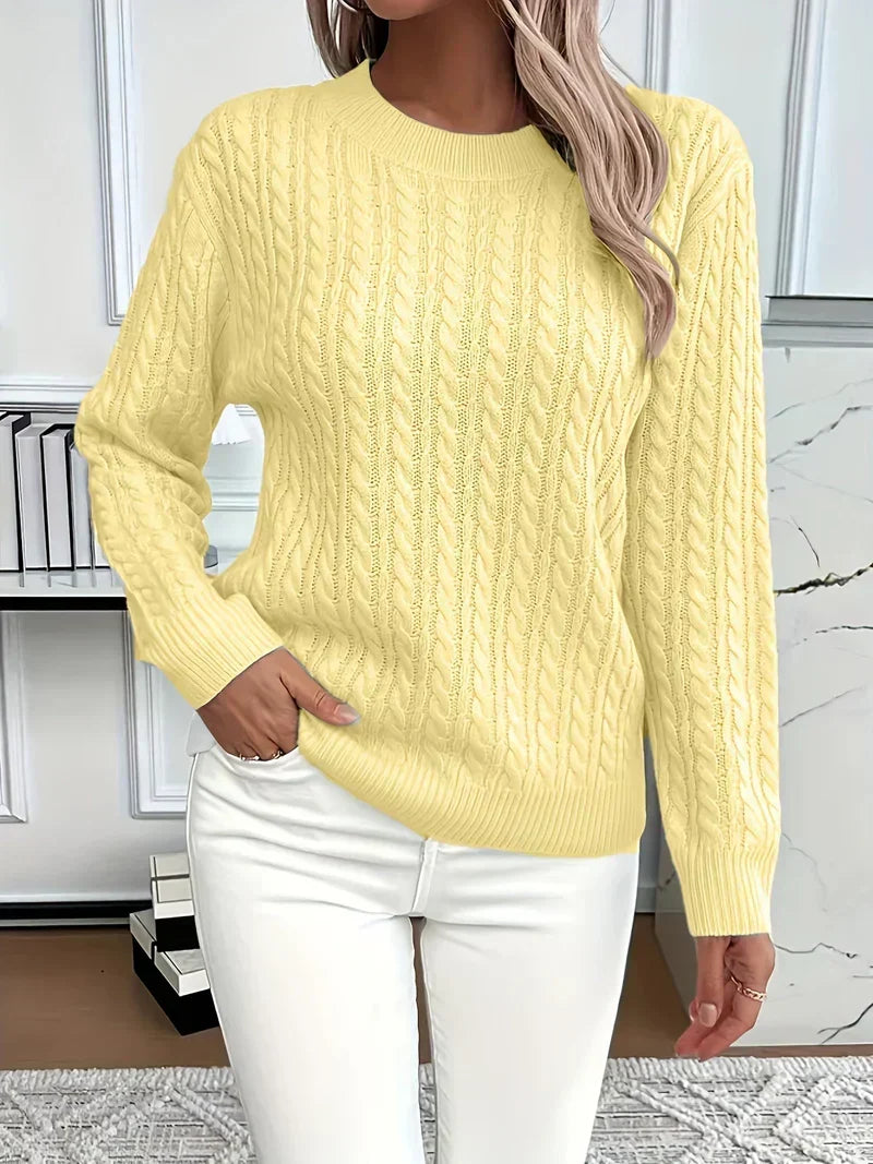Lena | Jersey de Punto Trenzado