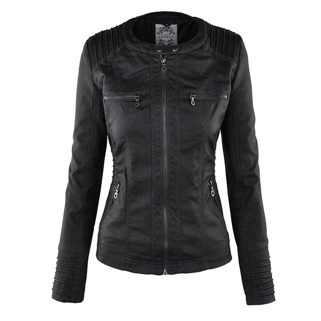 Chaqueta de piel Flavia