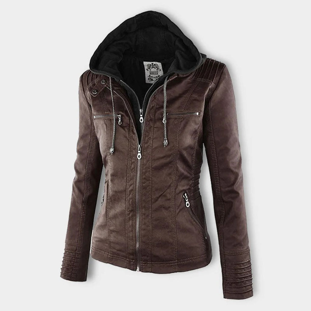 Chaqueta de piel Flavia