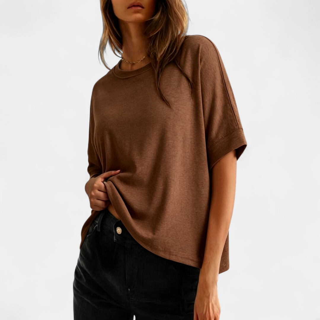 GEMMA™ – Camiseta de algodón relajada para el día a día
