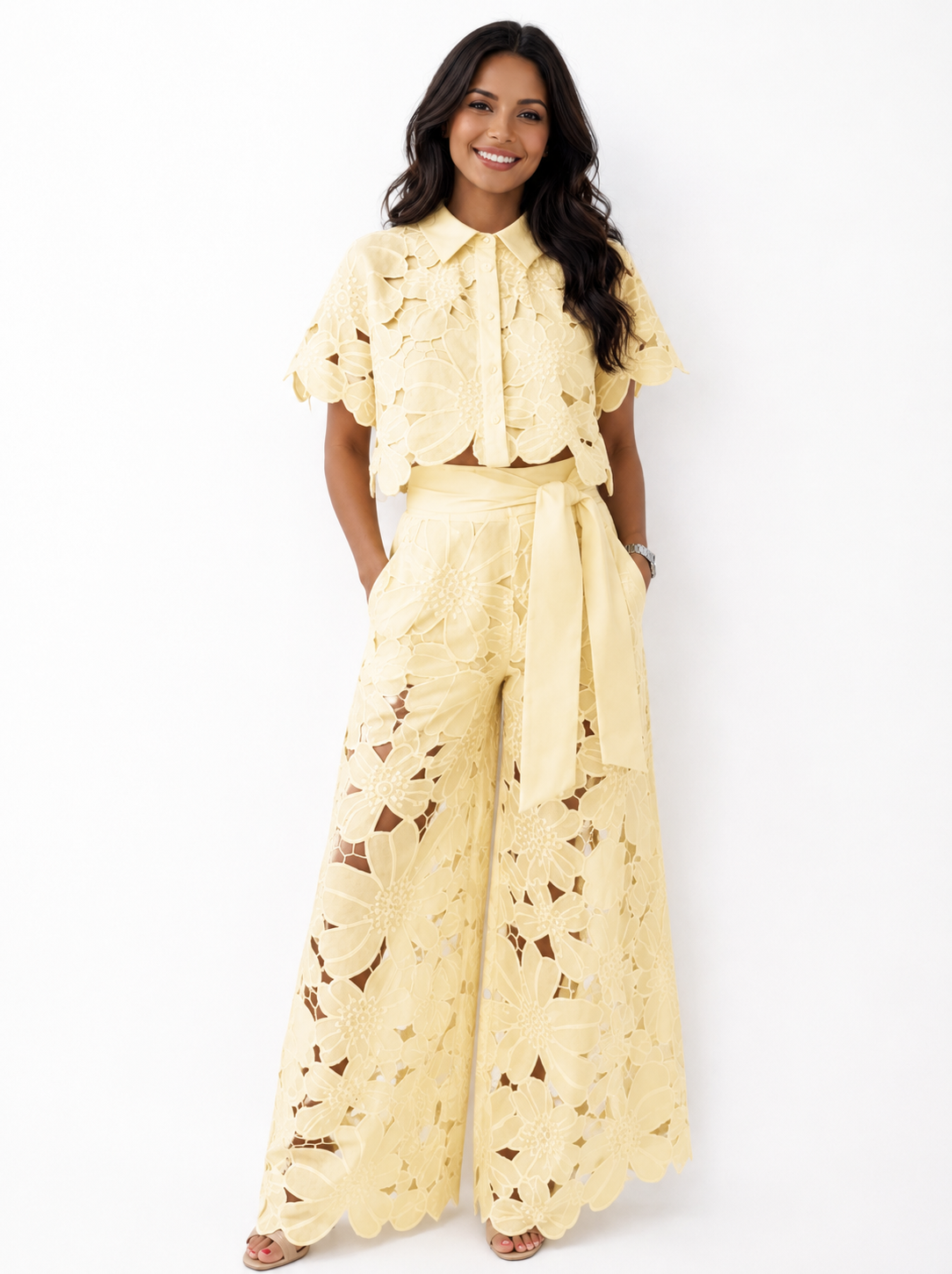 Conjunto de encaje Fiorella