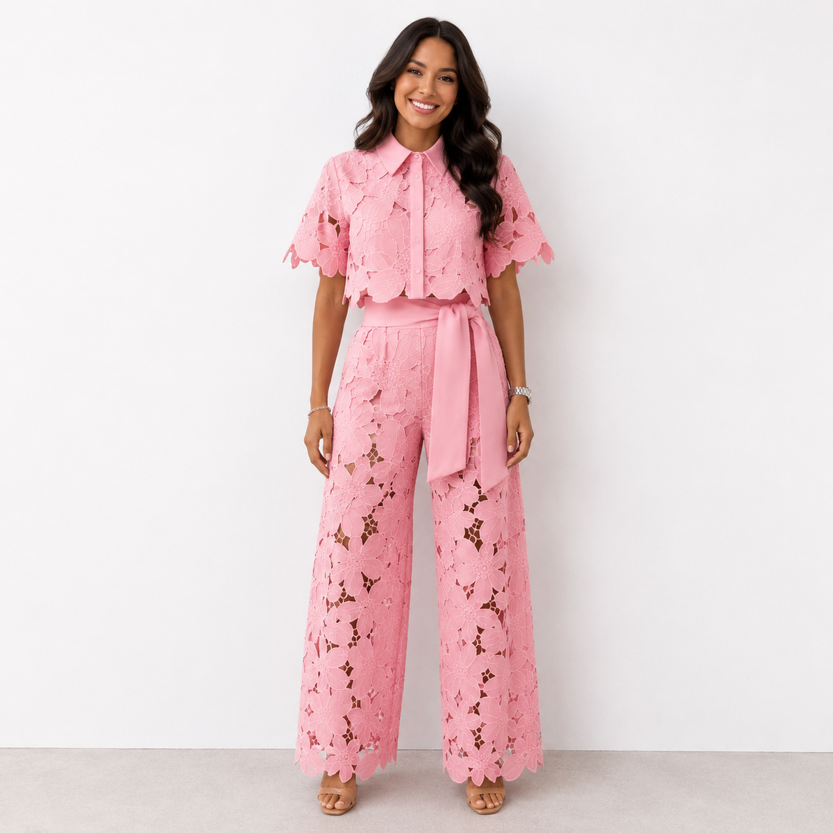 Conjunto de encaje Fiorella