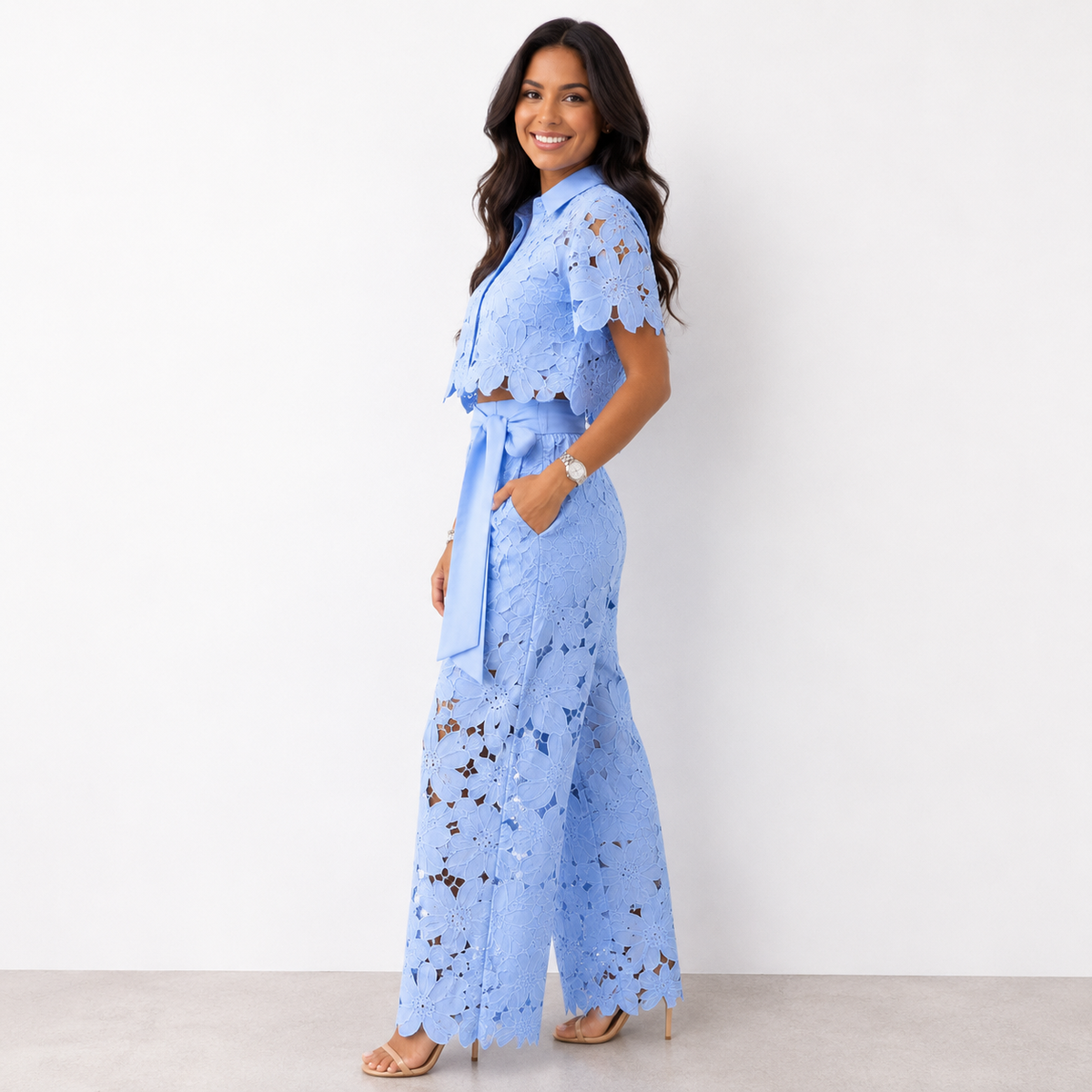 Conjunto de encaje Fiorella