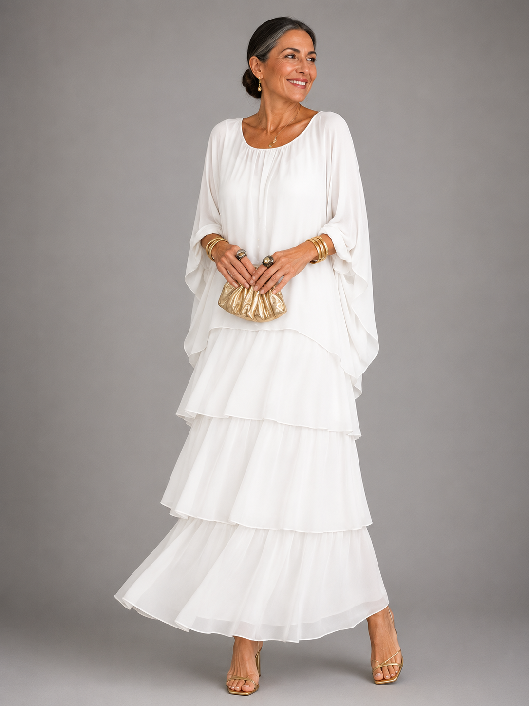 Elspeth | Vestido largo vaporoso