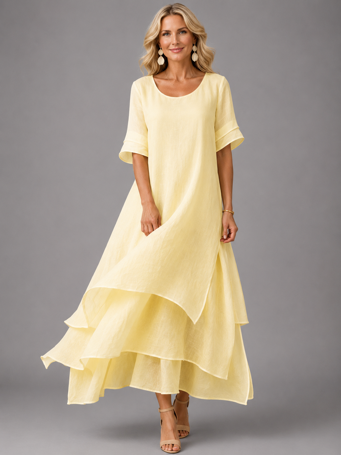 Liora | Vestido Maxi Flowing Grace
