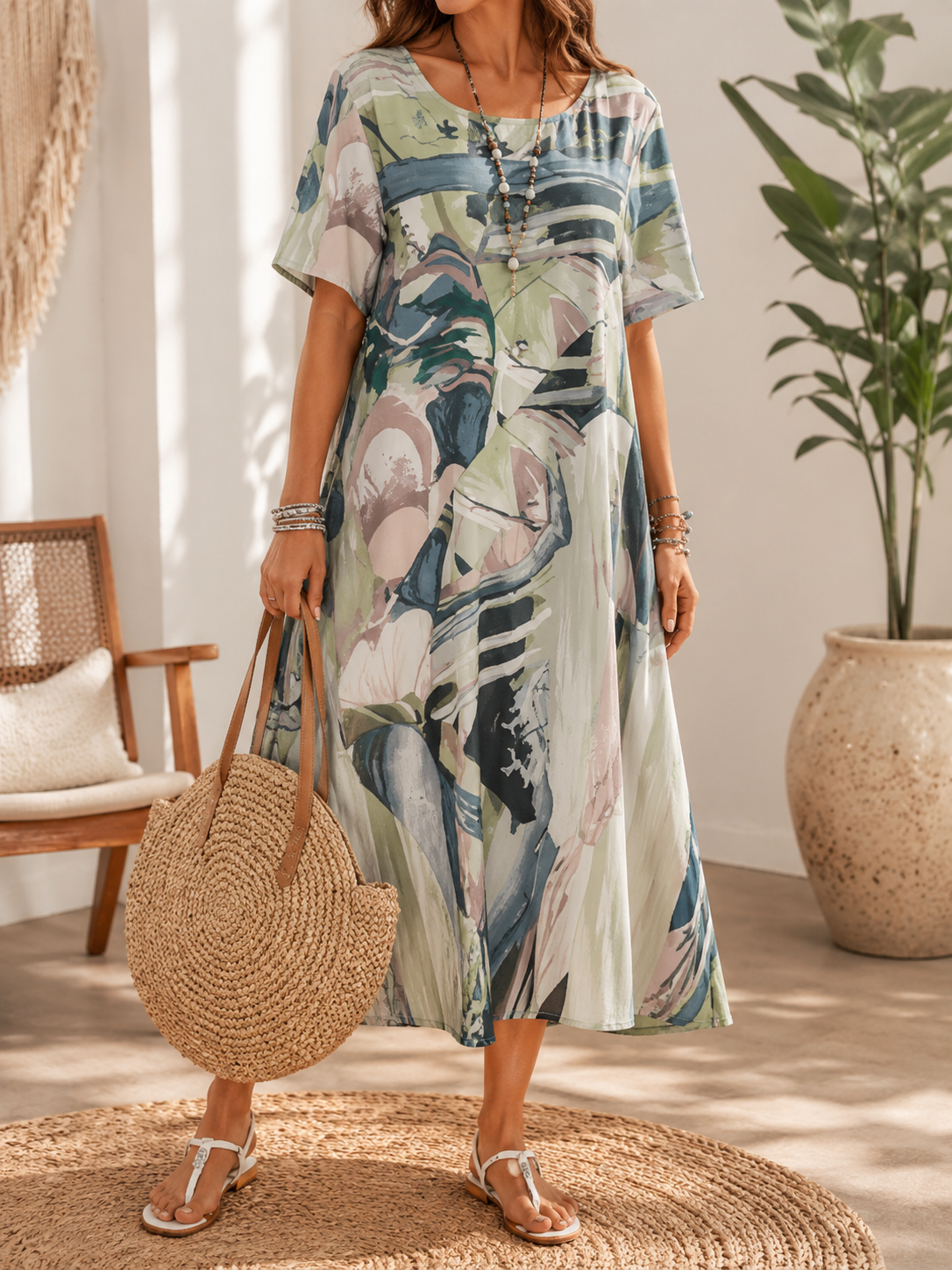 Guinevere | Vestido midi de gasa