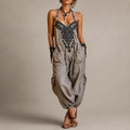 WREN | Mono peto boho con corte harén