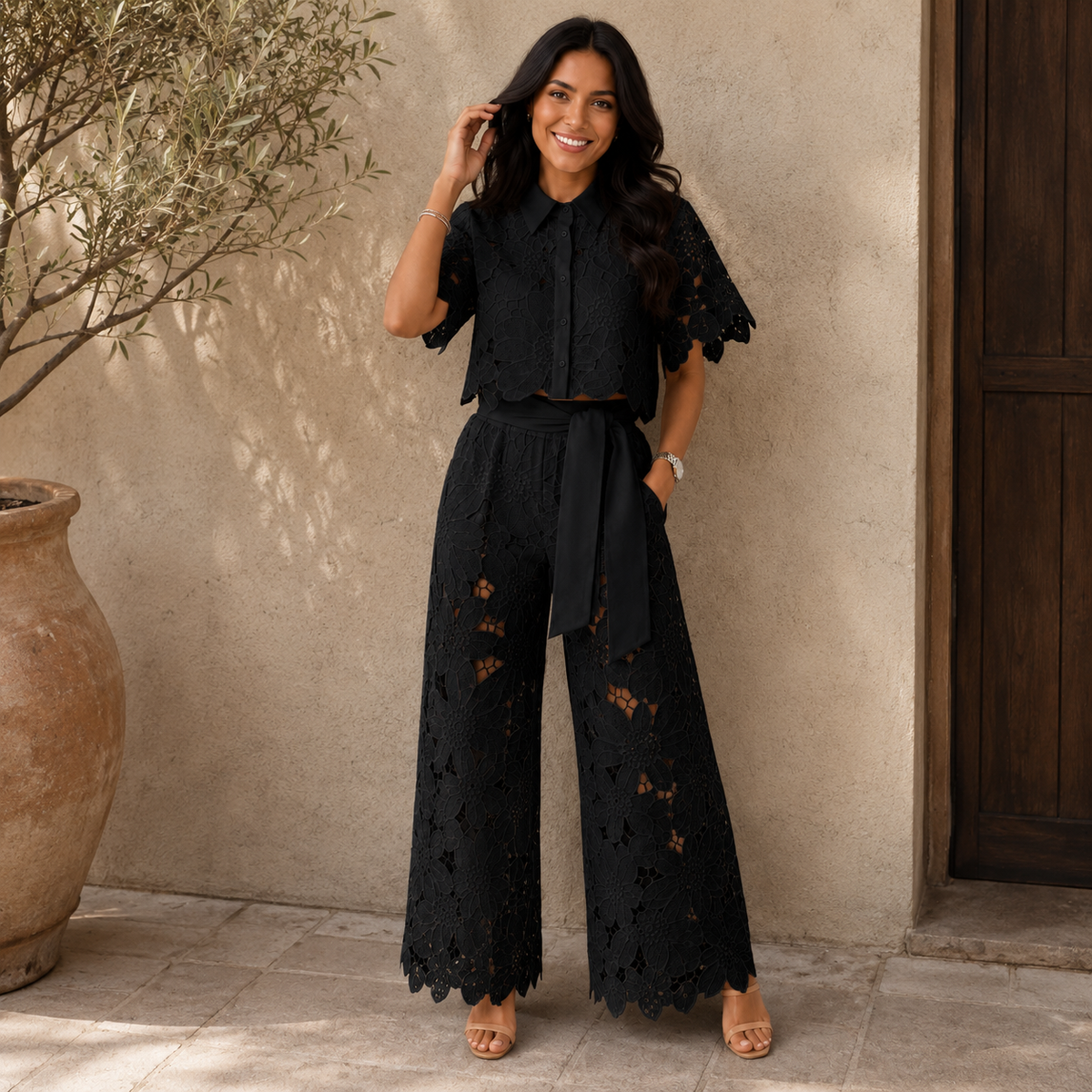 Conjunto de encaje Fiorella