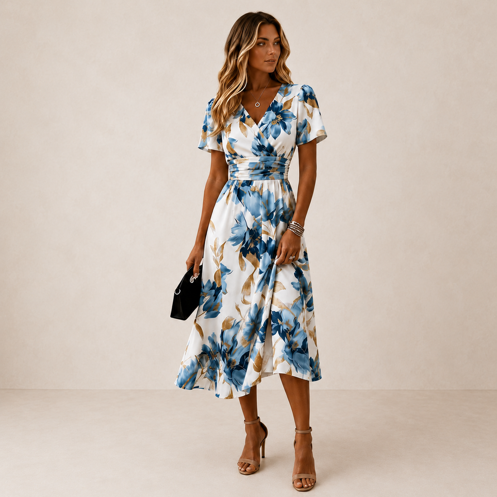Leonora | Vestido midi de línea A