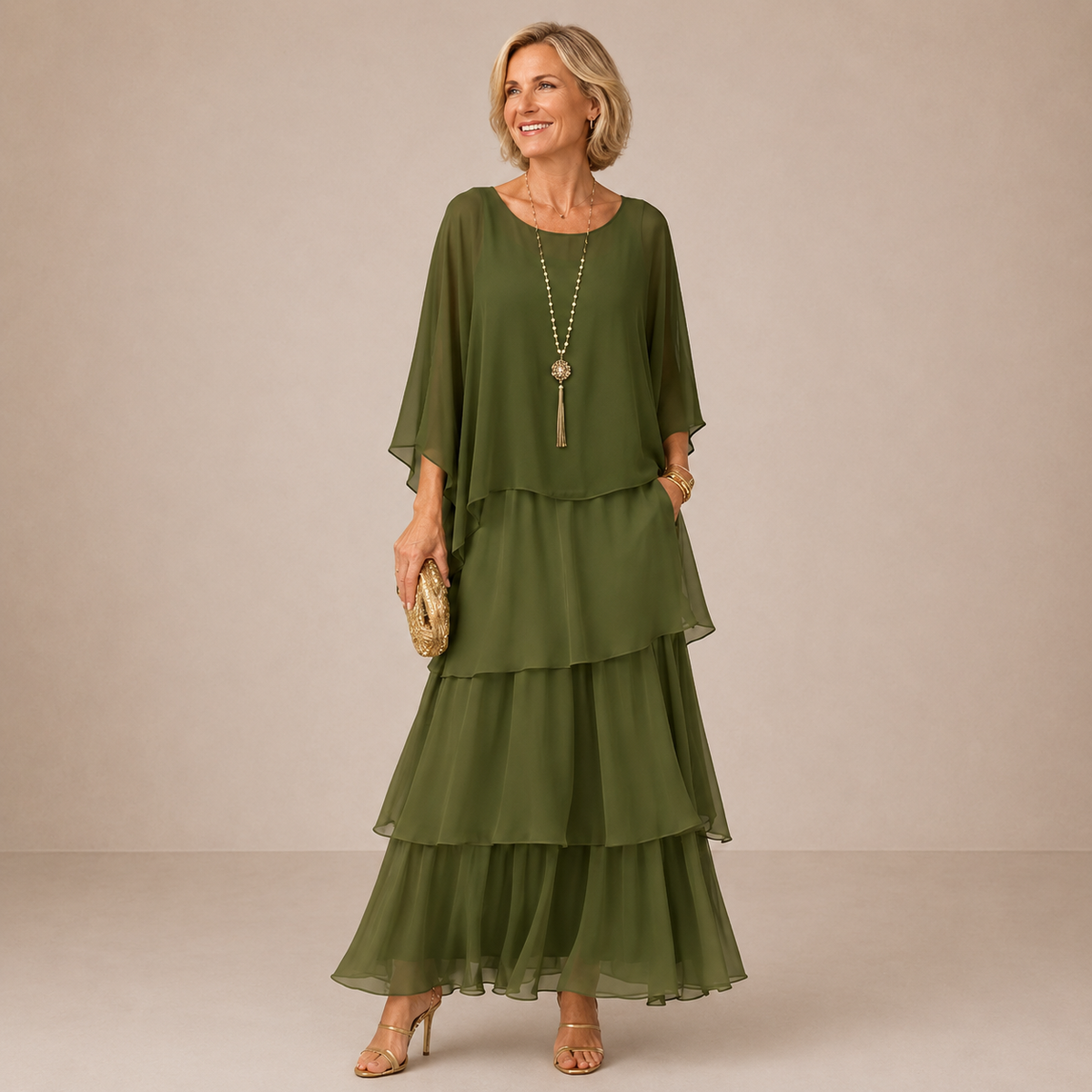 Elspeth | Vestido largo vaporoso