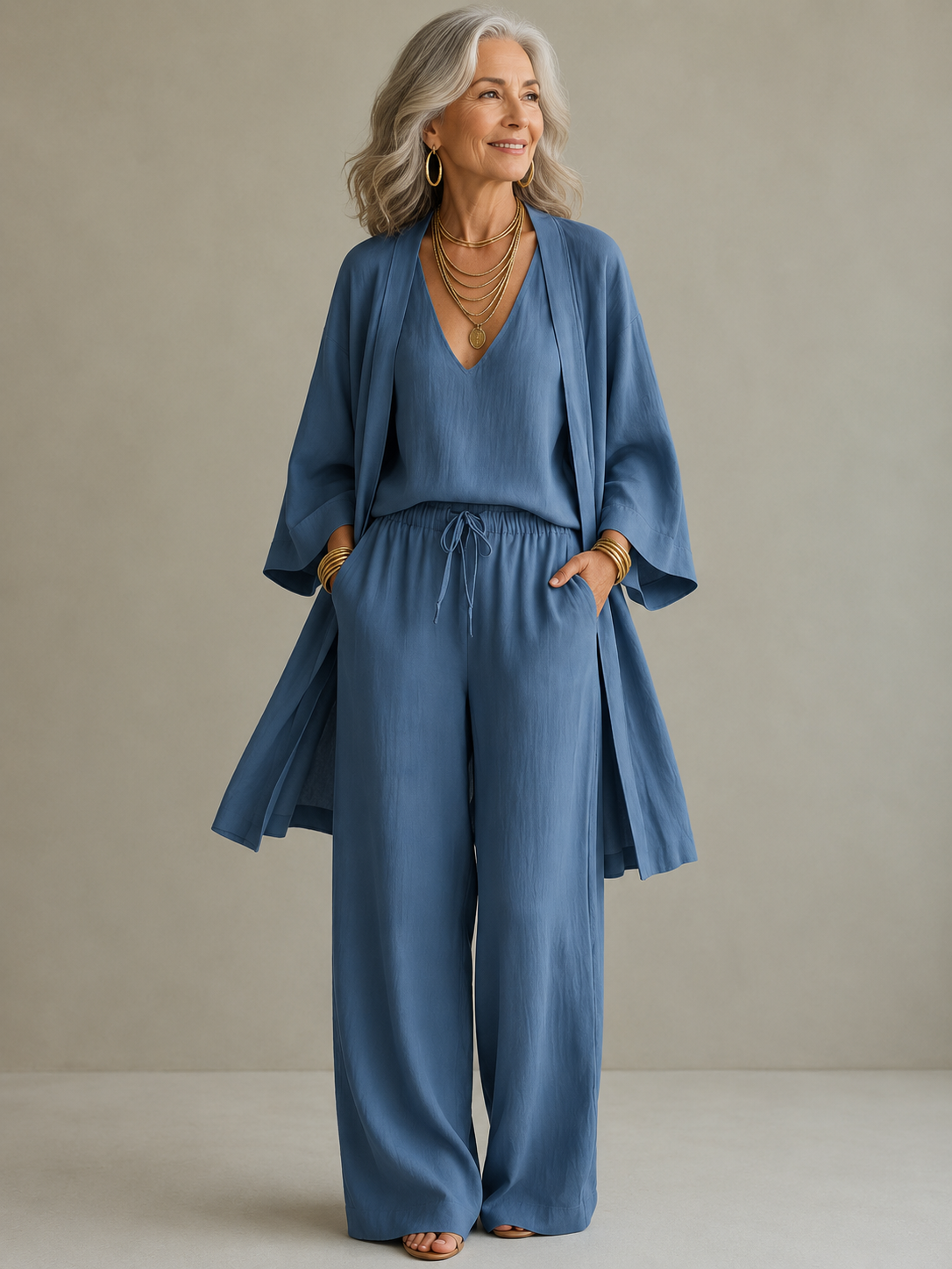 Elena - Conjunto de look en 3 piezas