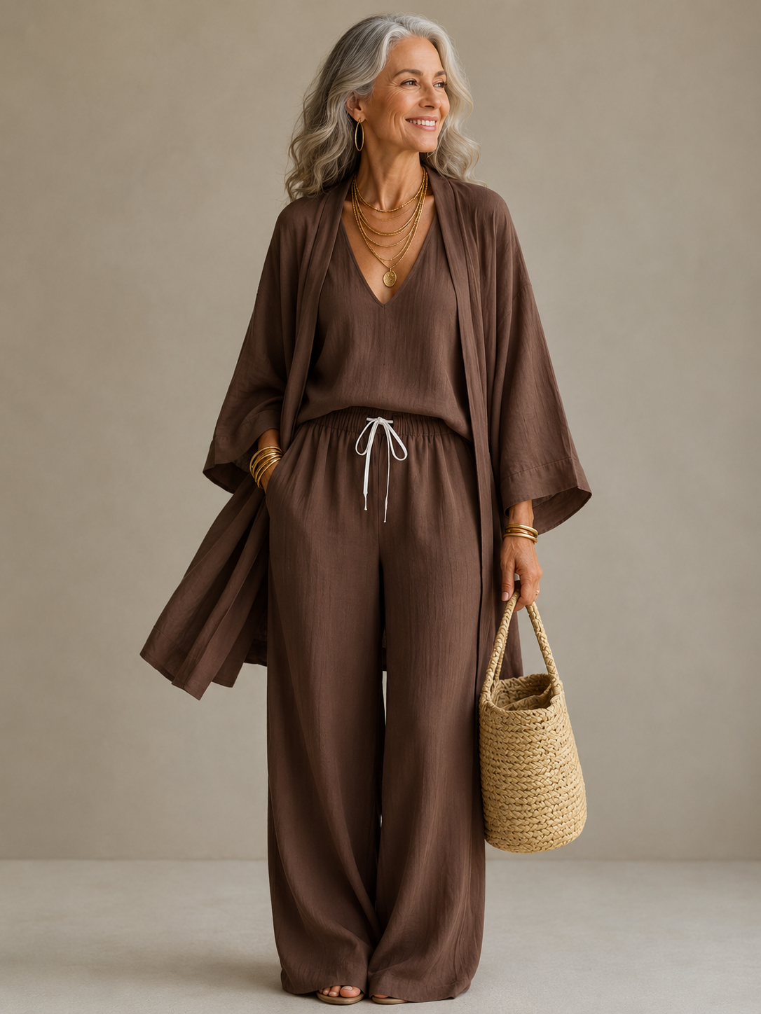 Elena - Conjunto de look en 3 piezas