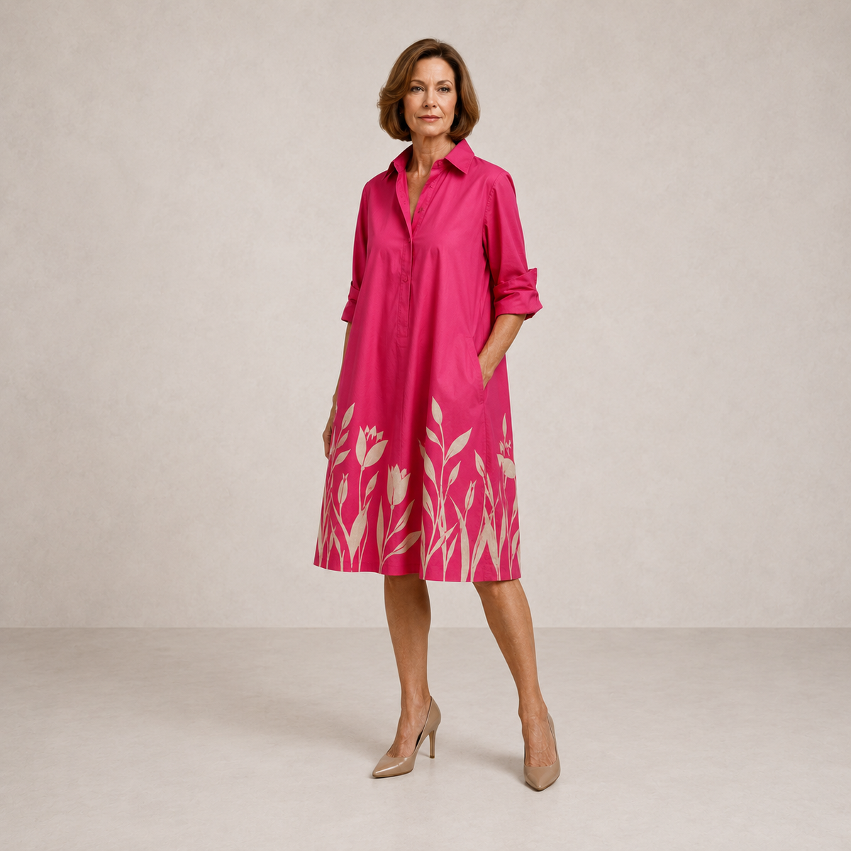 Rowena | Vestido midi vaporoso