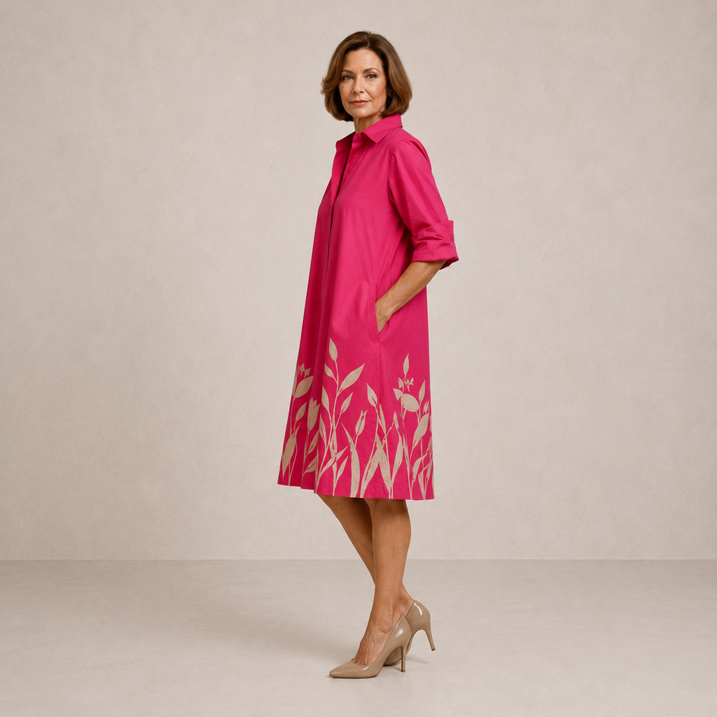 Rowena | Vestido midi vaporoso