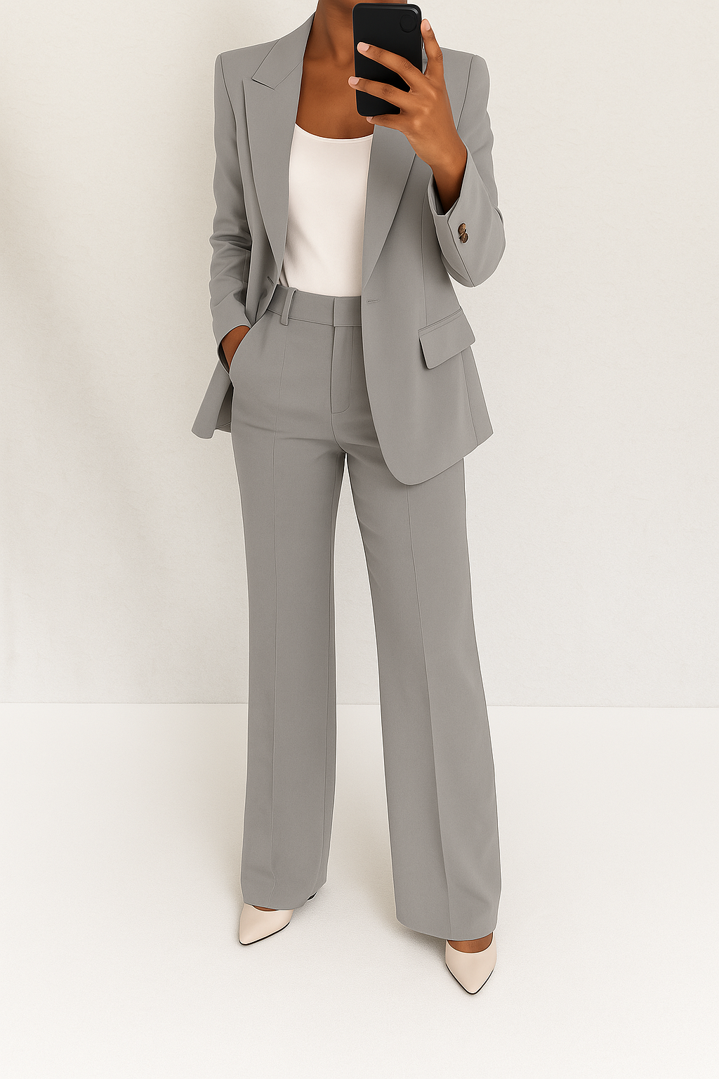Conjunto Patrizia de traje sastre elegante