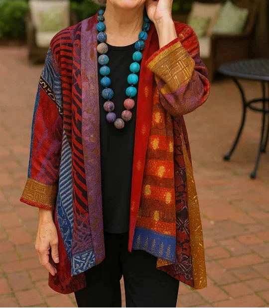 Astrid | Chaqueta drapeada elegante