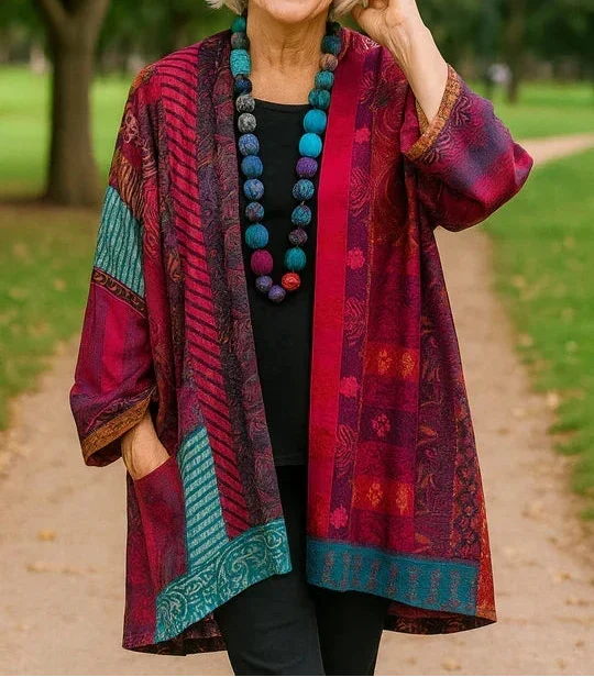 Astrid | Chaqueta drapeada elegante