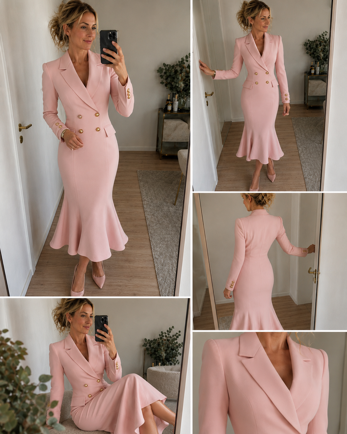 Maeve | Vestido midi tipo blazer