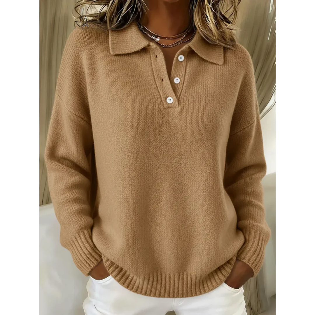 Janelle | Jersey polo de punto suave