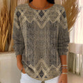 Evelyn | Camiseta de manga larga a rayas vintage
