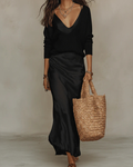Solène, conjunto de vestido lencero y punto