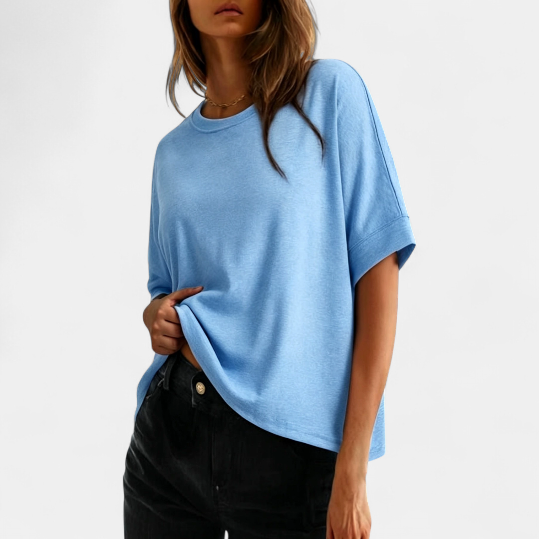 GEMMA™ – Camiseta de algodón relajada para el día a día