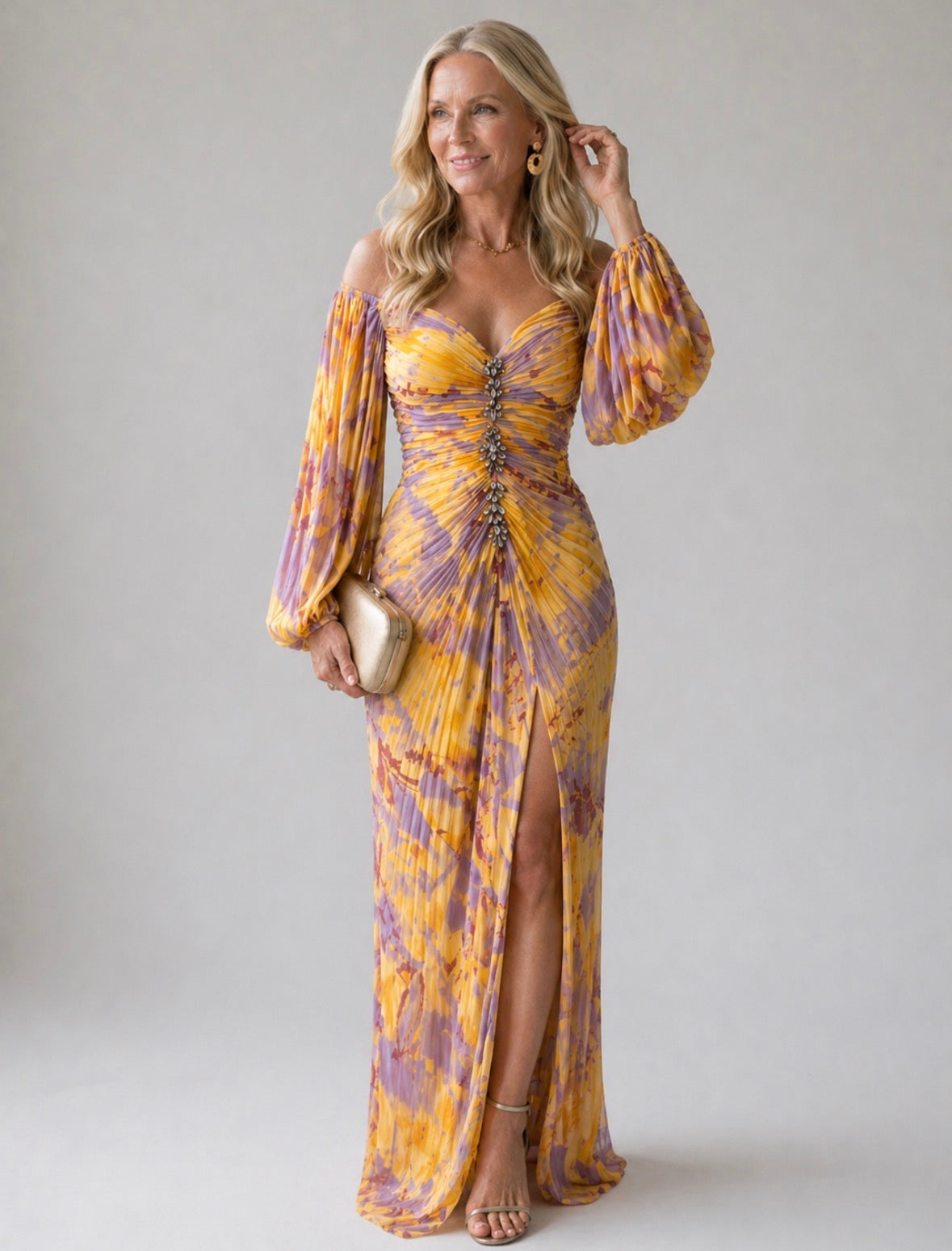 Celestine | Vestido de Noche con Hombros Descubiertos
