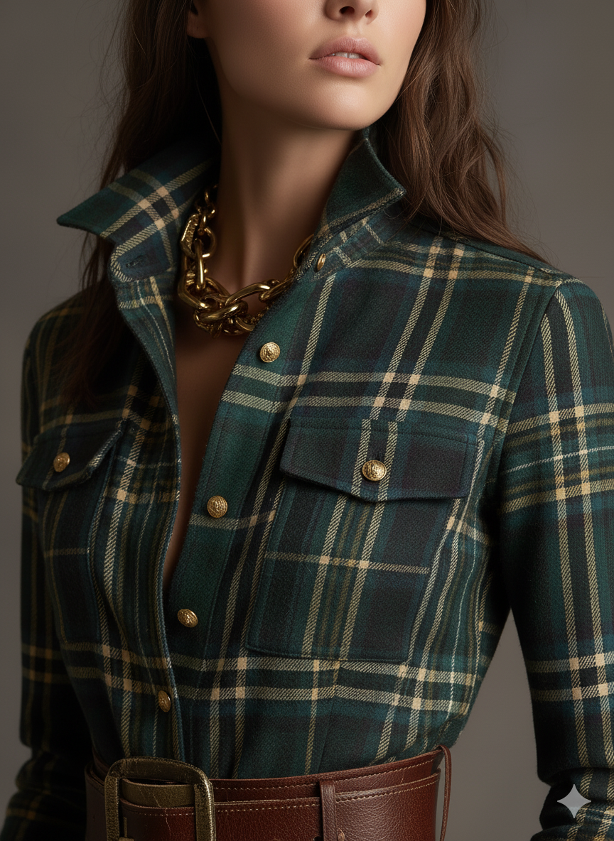 Scarlett | Vestido camisero con cinturón