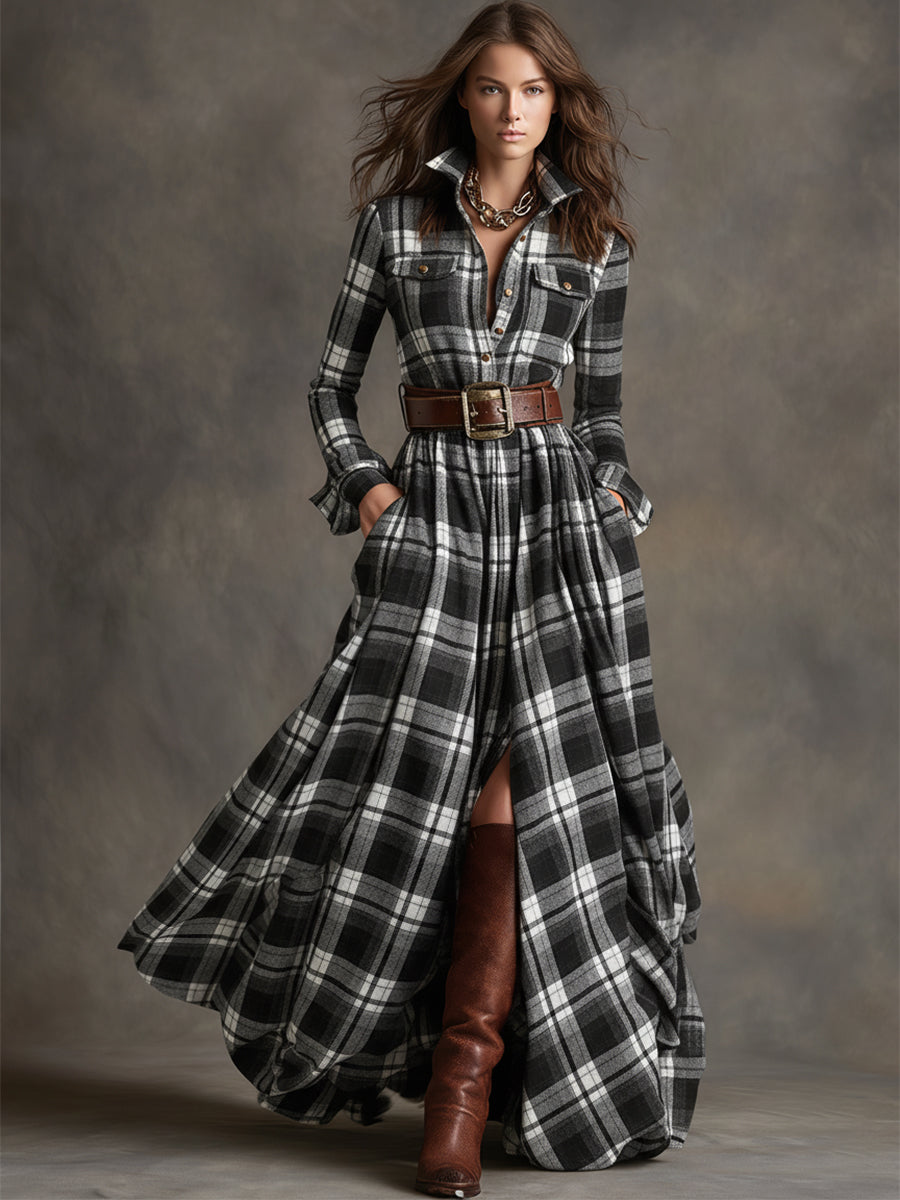 Scarlett | Vestido camisero con cinturón