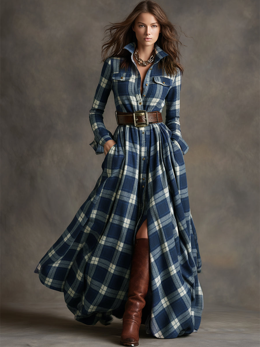 Scarlett | Vestido camisero con cinturón