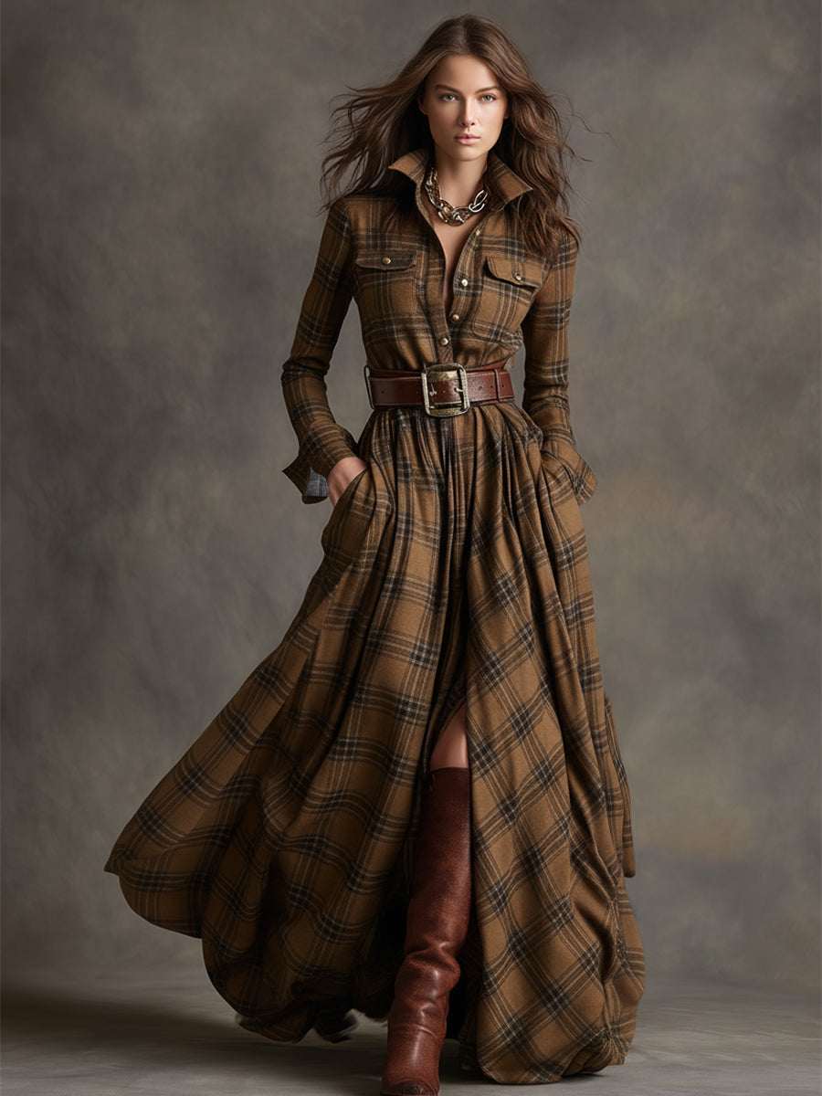 Scarlett | Vestido camisero con cinturón